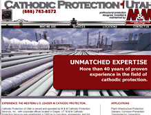 Tablet Screenshot of cathodicprotectionutah.com